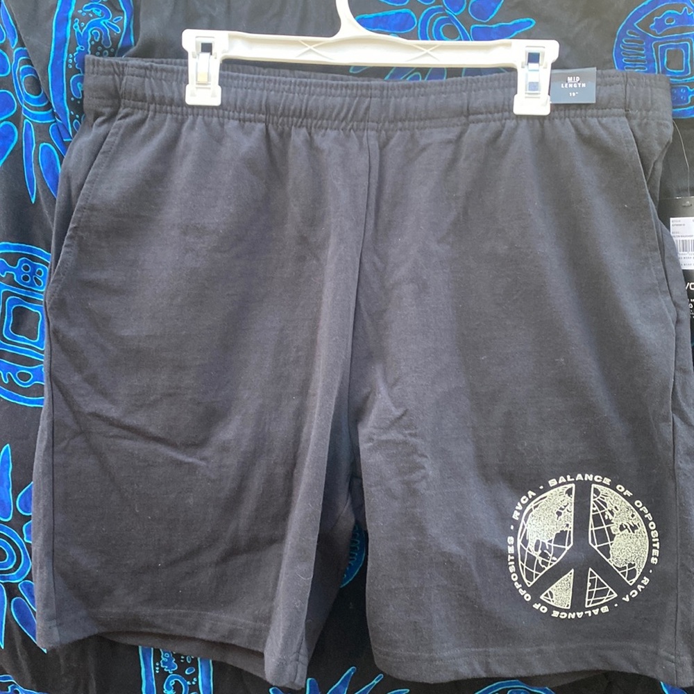 RVCA Fulton walk shorts men’s extra large black new with tags